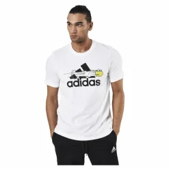 adidas Tennis Graphic Logo T-Shirt White* Racketsporter