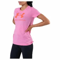 Under Armour Graphic Sportstyle Classic Crew Pink* T-Shirts|Träning