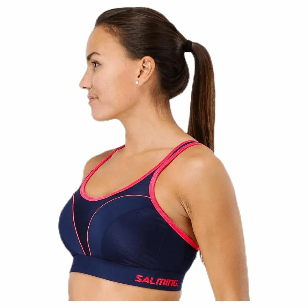 Salming Grit Support Sports Bra Blue* Sport-Bh:Ar|Träning