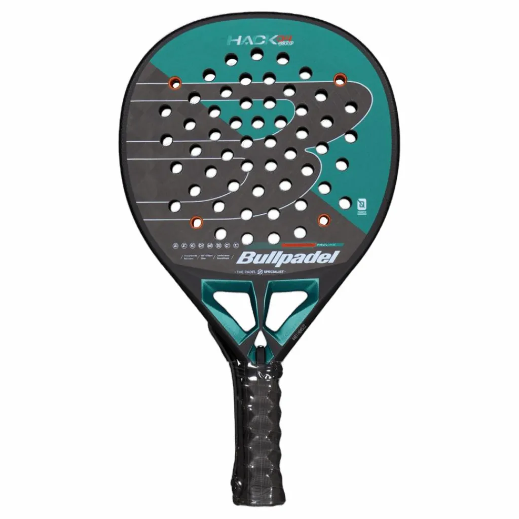 Bullpadel Hack 04 Hybrid 25 Black* Racket Och Bollar|Racketsporter