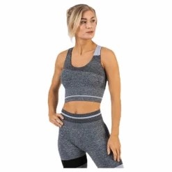 BLACC Halley Seamless Bra Black/Grey* Löpning|Träning