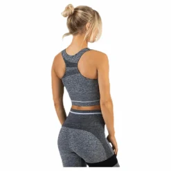 BLACC Halley Seamless Bra Black/Grey* Löpning|Träning