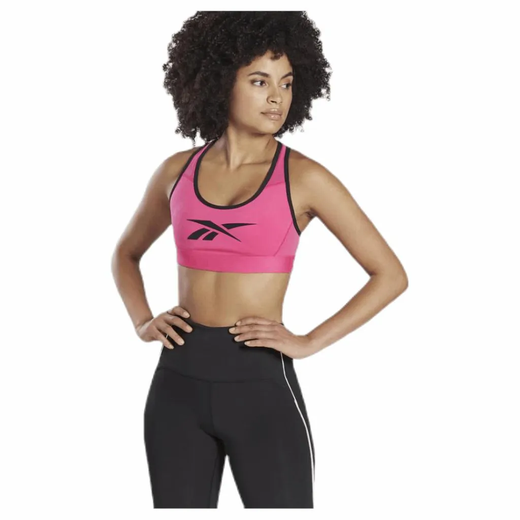 Reebok Hero Racer Pad Bra Read Pink* Löpning|Träning