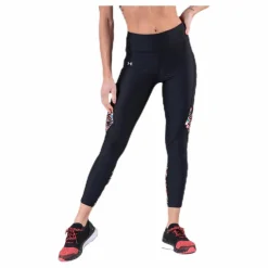 Under Armour HG Armour Printed Panel Ankle Crop Black* Träning|Tights