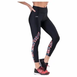 Under Armour HG Armour Printed Panel Ankle Crop Black* Träning|Tights