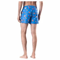 Happy Socks Hibiscus Swim Shorts Blue* Simning|Badkläder