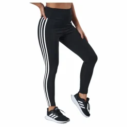 adidas High Rise 3-Stripes 7/8 Tights Black / White* Träning|Tights