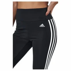 adidas High Rise 3-Stripes 7/8 Tights Black / White* Träning|Tights