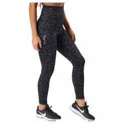 RS High Waist Tights - Side Pocke Leopard* Racketsporter|Tights