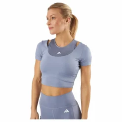 adidas HIIT AEROREADY Crop Training T-Shirt Silvio* Linnen|Träning