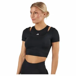 adidas HIIT AEROREADY Crop Training T-Shirt Black* Linnen|Träning