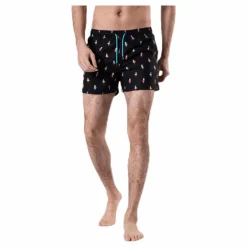 Happy Socks Hula Swim Shorts Black* Simning|Badkläder