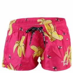 Svea Åhus Junior Shorts Pink/Yellow*Barn Simning|Badkläder