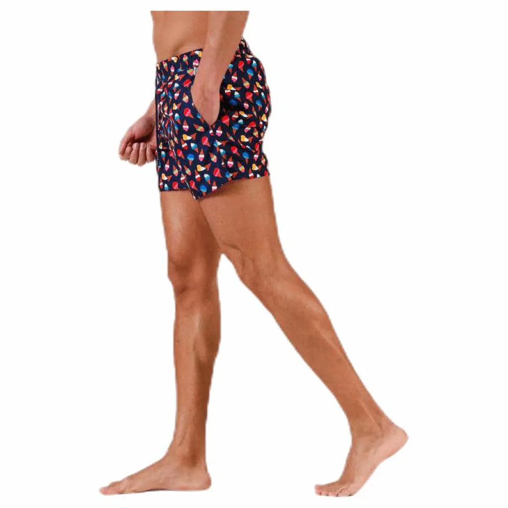 Happy Socks Ice Cream Swim Shorts Blue* Simning|Badkläder