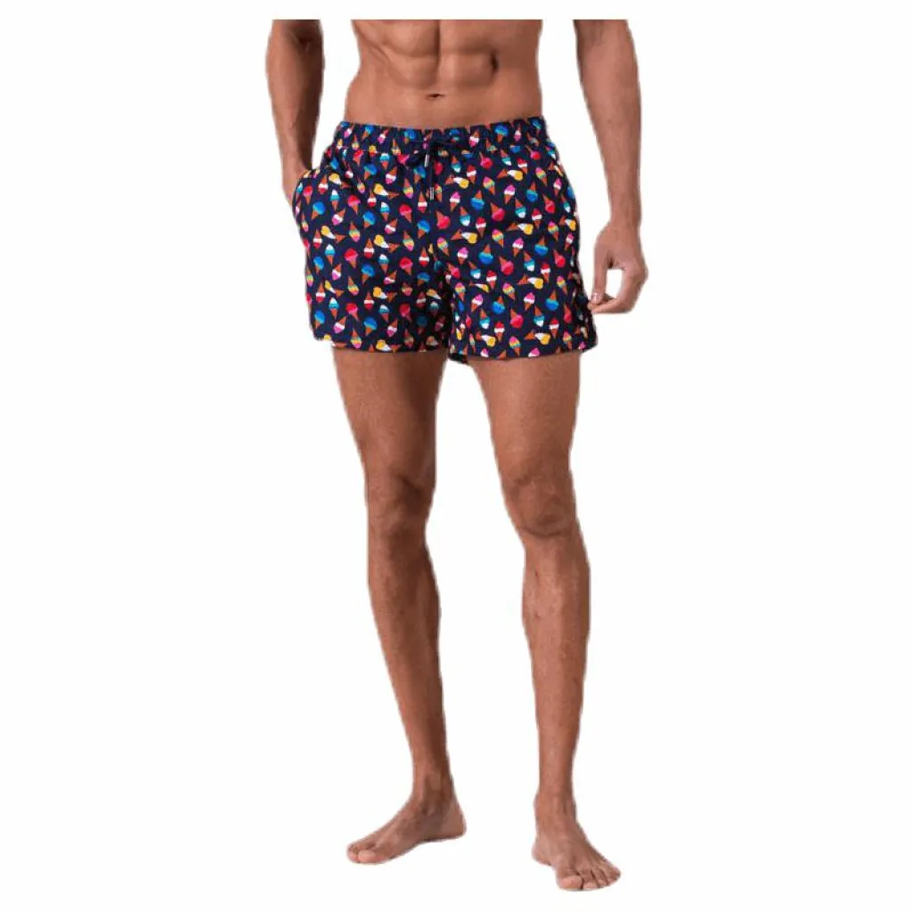 Happy Socks Ice Cream Swim Shorts Blue* Simning|Badkläder