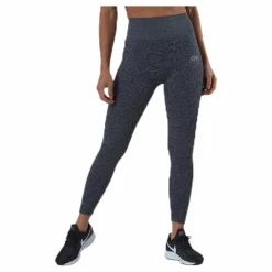 ICANIWILL ICIW Snake Seamless Tights Grey* Tights|Träning