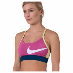 Nike Icon Clash Light Bra Pink/Blue* Sport-Bh:Ar|Träning