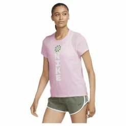 Nike Icon Clash SS Top GX Pink/White* T-Shirts|Löpning