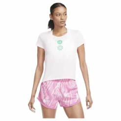 Nike Icon Clash SS Top Pink/White* T-Shirts|Löpning