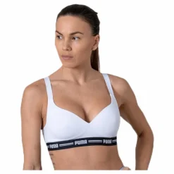 Puma Iconic Padded Top White* Löpning|Sport-Bh:Ar