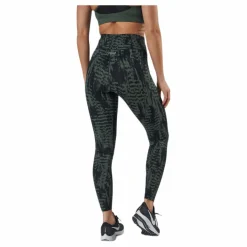 Casall Iconic Printed 7/8 Tights Green* Tights|Träning