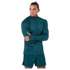 2XU Ignition 1/4 Zip Deep Jade/silver Reflective* Löpning|Träning