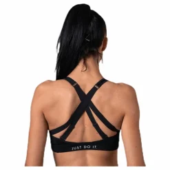 Nike Impact Strappy Bra Grx White/Black* Sport-Bh:Ar|Träning