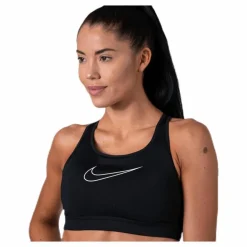 Nike Impact Strappy Bra Grx White/Black* Sport-Bh:Ar|Träning