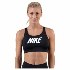 Nike Impact Strappy Bra GRX White/Black* Sport-Bh:Ar|Träning