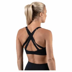 Nike Impact Strappy Bra GRX White/Black* Sport-Bh:Ar|Träning