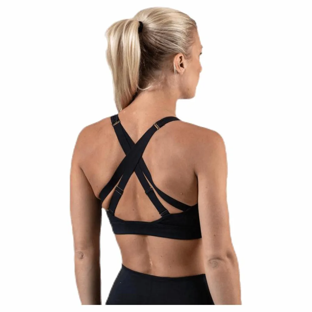 Nike Impact Strappy Bra GRX White/Black* Sport-Bh:Ar|Träning