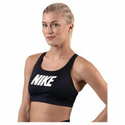Nike Impact Strappy Bra GRX White/Black* Sport-Bh:Ar|Träning