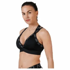 Nike Indy Logo Bra Black/Grey* Träning|Sport-Bh:Ar