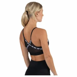 Nike Indy Logo Bra White/Black* Träning|Sport-Bh:Ar