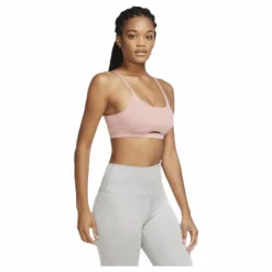 Nike Indy Luxe Yoga Bra Novelty Pink/Beige* Yoga|Sport-Bh:Ar