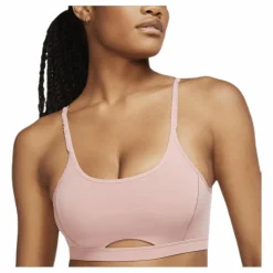 Nike Indy Luxe Yoga Bra Novelty Pink/Beige* Yoga|Sport-Bh:Ar