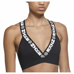 Nike Indy Plng Icon Clash Bra White/Black* Sport-Bh:Ar|Träning
