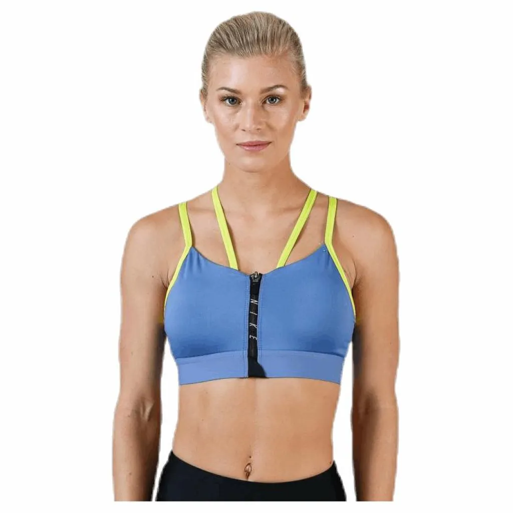 Nike Indy Zip Bra Blue/Yellow* Sport-Bh:Ar|Träning