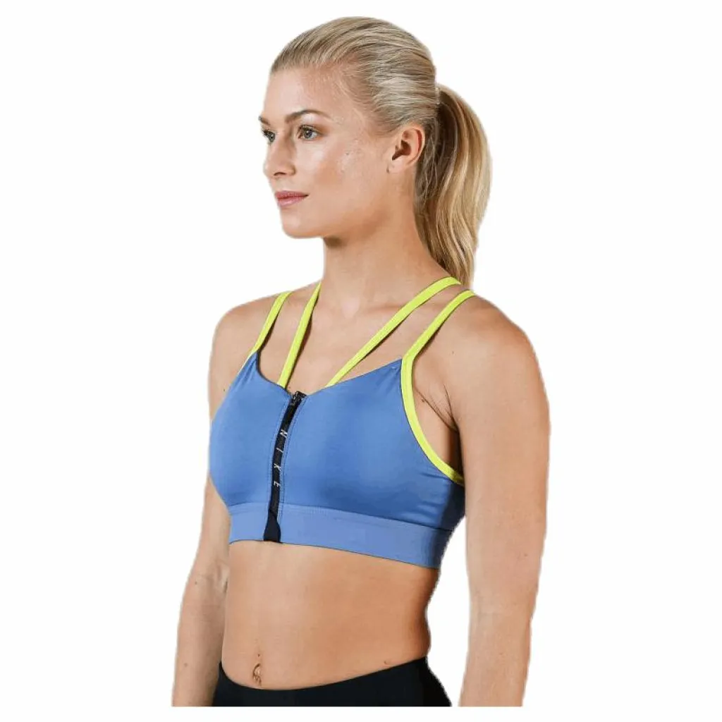 Nike Indy Zip Bra Blue/Yellow* Sport-Bh:Ar|Träning