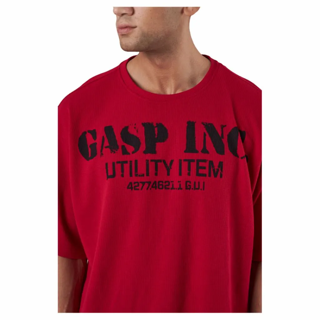 GASP Iron Thermal Tee Chili Red* T-Shirts|Träning