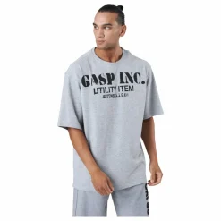 GASP Iron Thermal Tee Grey Melange* T-Shirts|Träning