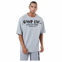 GASP Iron Thermal Tee Grey Melange* T-Shirts|Träning