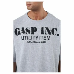 GASP Iron Thermal Tee Grey Melange* T-Shirts|Träning