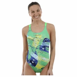 Head Jack Elit Back Blue/Green* Simning|Badkläder