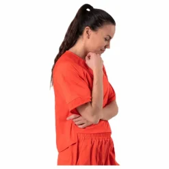 Tommy Hilfiger Sport Jacquard Performance Boxy Top* T-Shirts|Träning