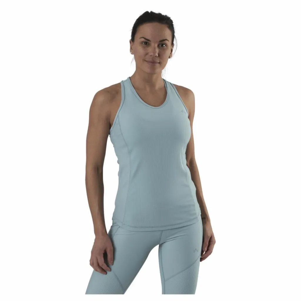 Only Play Jana Sl Train V-Neck Top Grey* Linnen|Träning