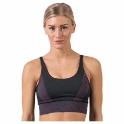 Filippa K Jaquard Seamless Top Pink/Green* Sport-Bh:Ar|Träning