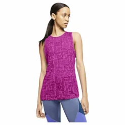 Nike JDI Burnout Tank Pink/White* Träning|Linnen