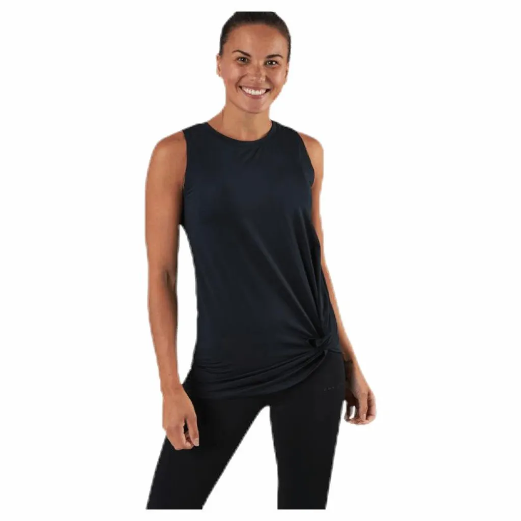 Röhnisch Jolie Knot Singlet Black* Linnen|Träning