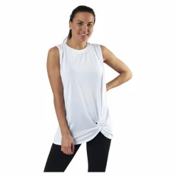 Röhnisch Jolie Knot Singlet White* Linnen|Träning